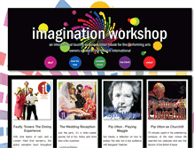 Tablet Screenshot of imaginationworkshop.com.au